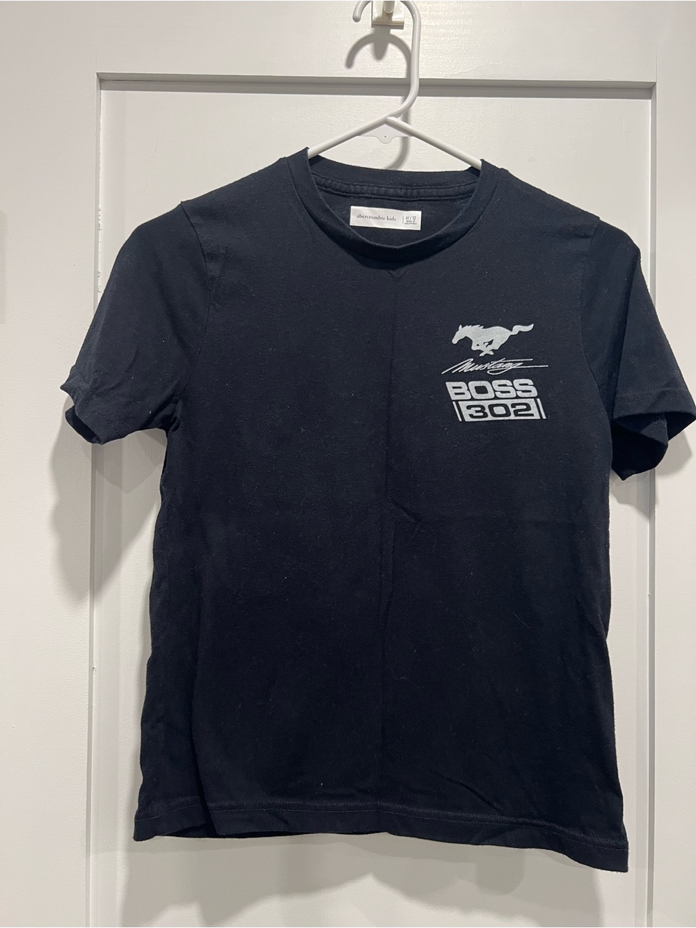 abercrombie kids Black Mustang BOSS 302 Graphic Tee